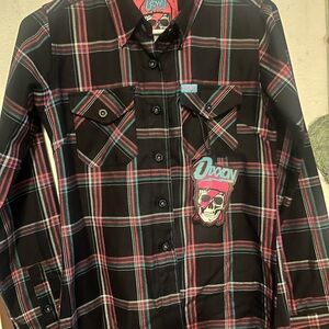 DIXXON BOWIE FLANNEL AND STICKER TAG